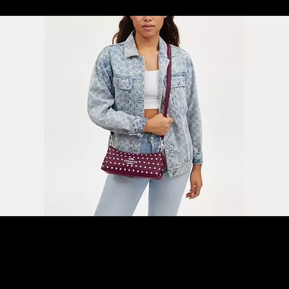 AUTHENTIC Coach CM031 Charlotte Leather Bag